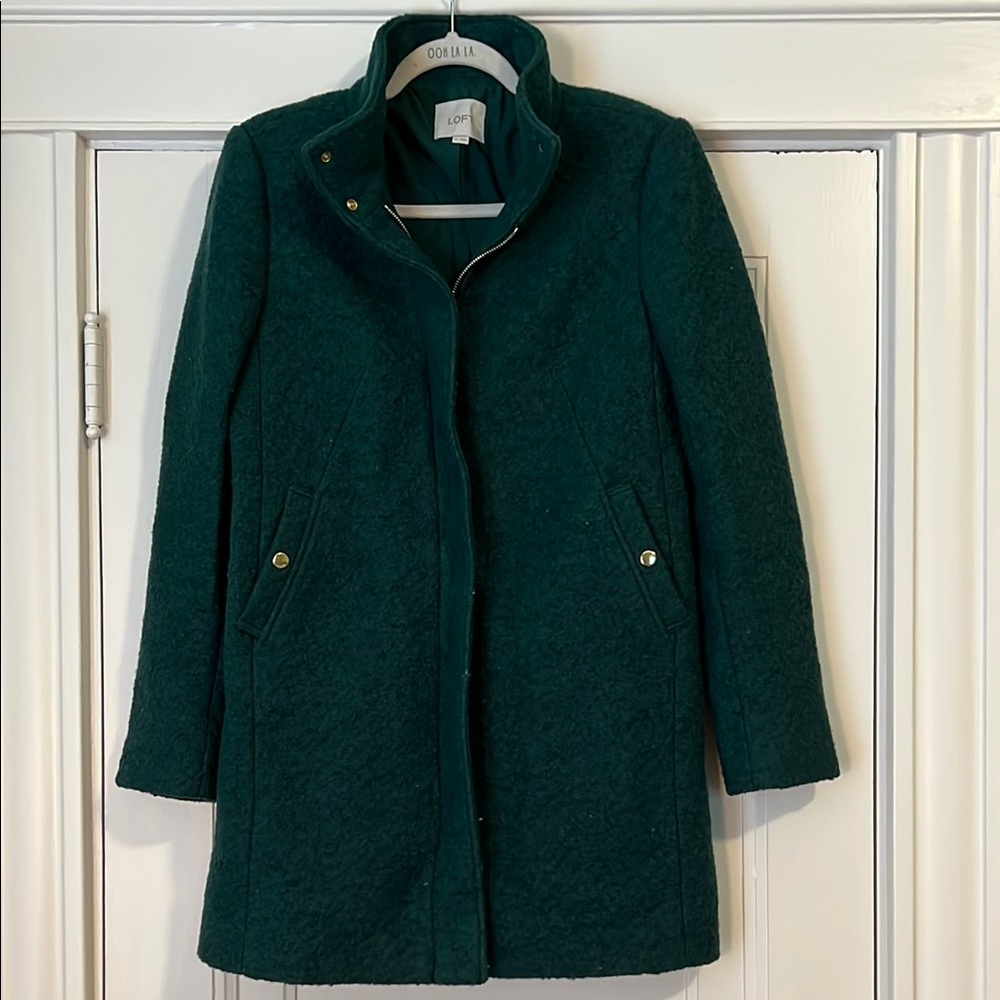 LOFT Evergreen Trench Coat Timeless Design XS